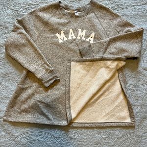 Old navy maternity sweatshirt with side slits